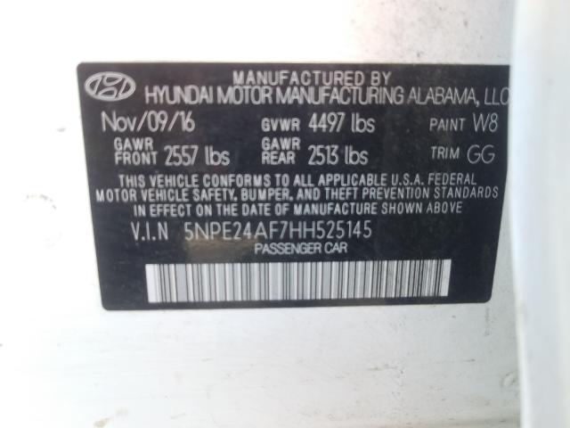 Photo 9 VIN: 5NPE24AF7HH525145 - HYUNDAI SONATA SE 