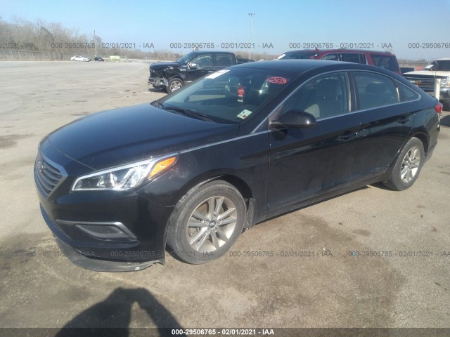 Photo 1 VIN: 5NPE24AF7HH525856 - HYUNDAI SONATA 