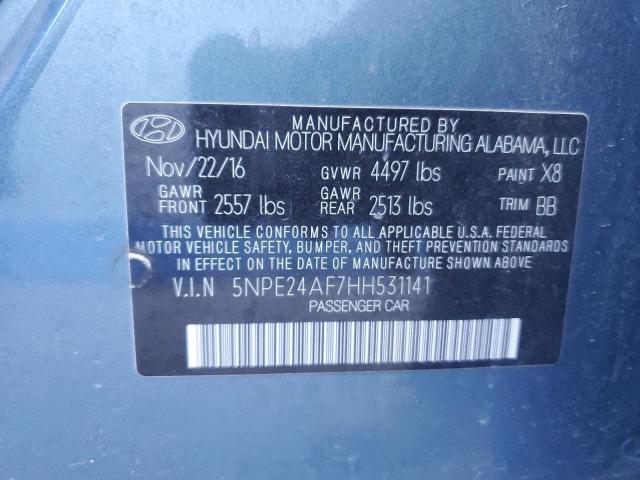 Photo 11 VIN: 5NPE24AF7HH531141 - HYUNDAI SONATA SE 