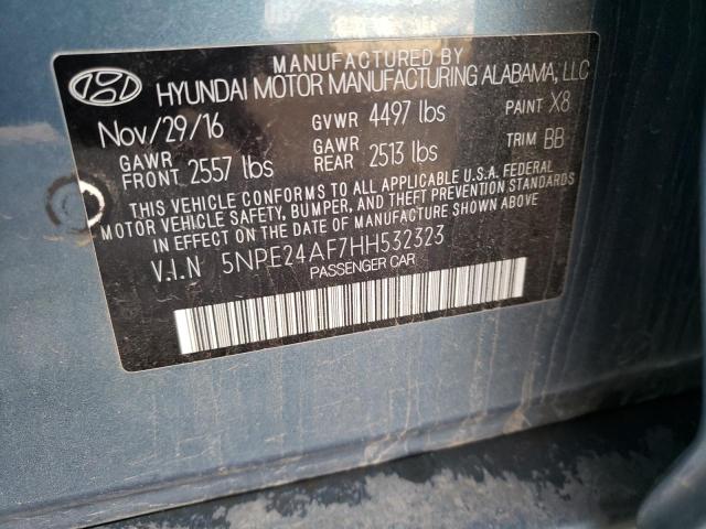 Photo 11 VIN: 5NPE24AF7HH532323 - HYUNDAI SONATA 