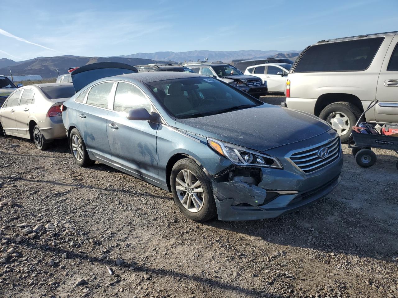 Photo 3 VIN: 5NPE24AF7HH535285 - HYUNDAI SONATA 