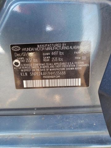 Photo 11 VIN: 5NPE24AF7HH535688 - HYUNDAI SONATA 