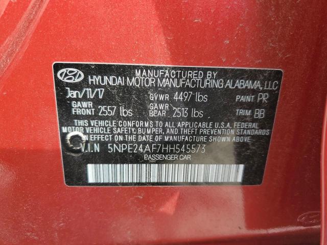 Photo 11 VIN: 5NPE24AF7HH545573 - HYUNDAI SONATA SE 