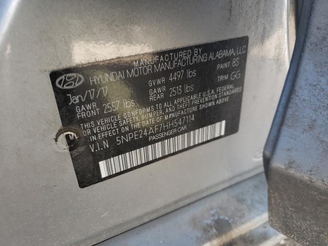 Photo 9 VIN: 5NPE24AF7HH547114 - HYUNDAI SONATA SE 