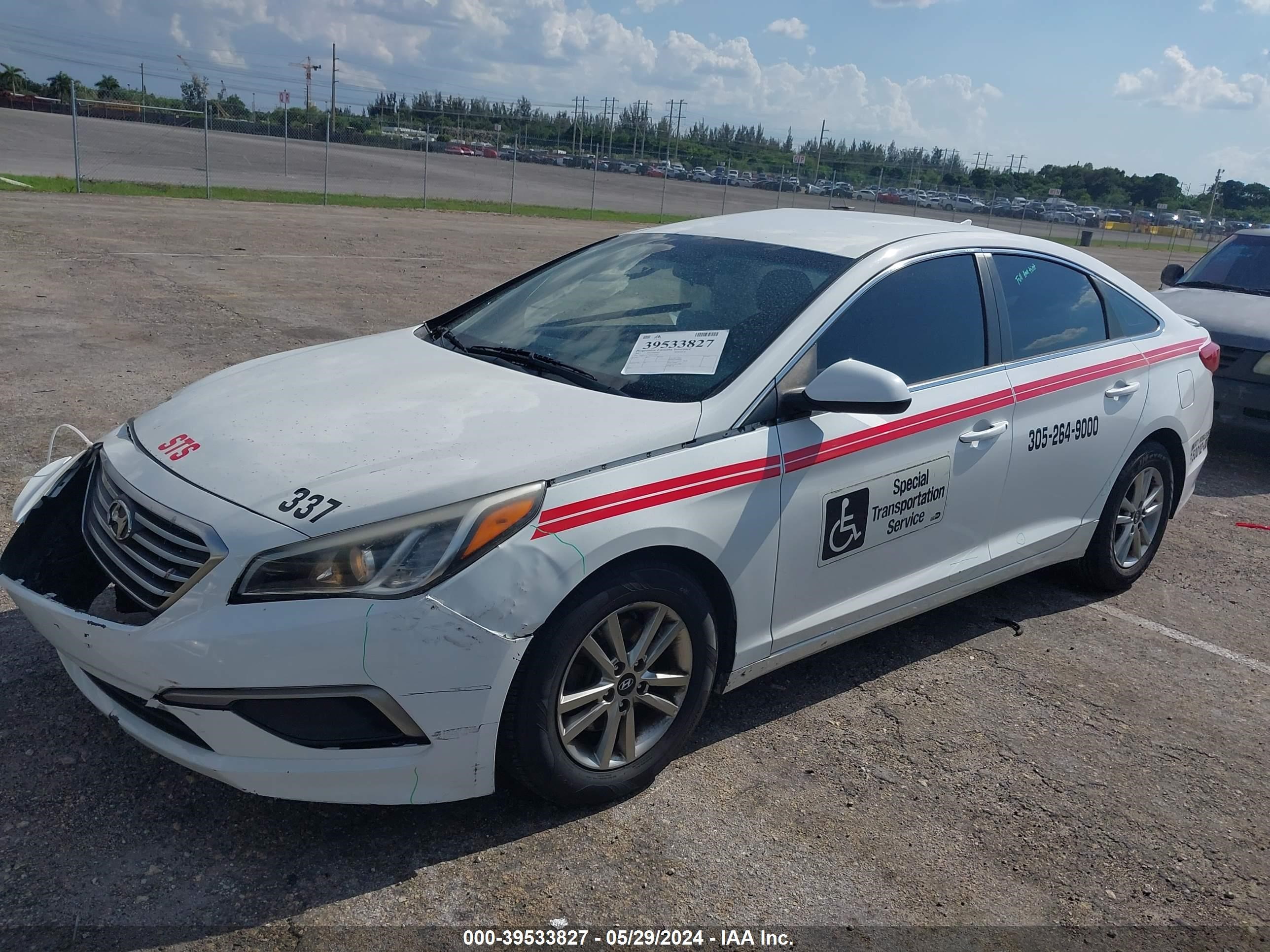 Photo 1 VIN: 5NPE24AF7HH547260 - HYUNDAI SONATA 