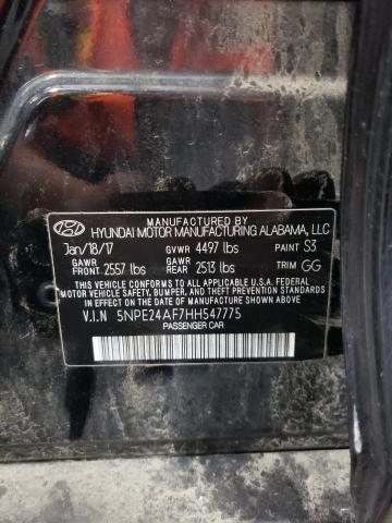 Photo 9 VIN: 5NPE24AF7HH547775 - HYUNDAI SONATA SE 