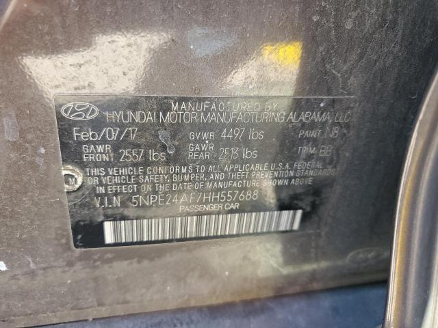 Photo 11 VIN: 5NPE24AF7HH557688 - HYUNDAI SONATA SE 