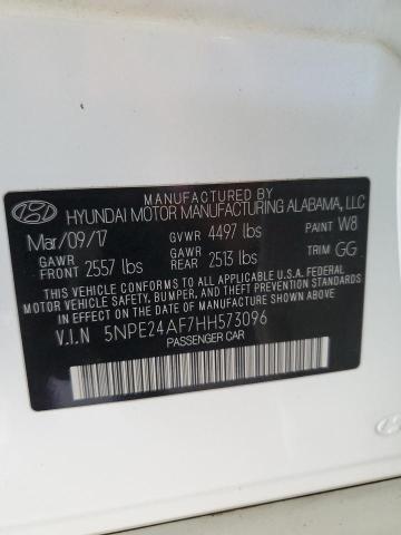 Photo 11 VIN: 5NPE24AF7HH573096 - HYUNDAI SONATA 