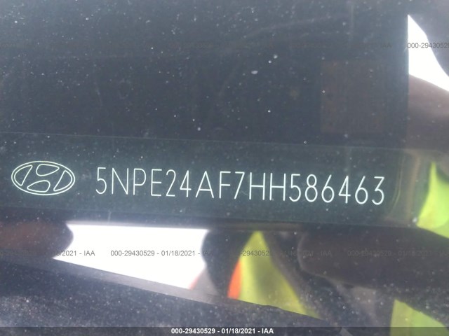 Photo 8 VIN: 5NPE24AF7HH586463 - HYUNDAI SONATA 