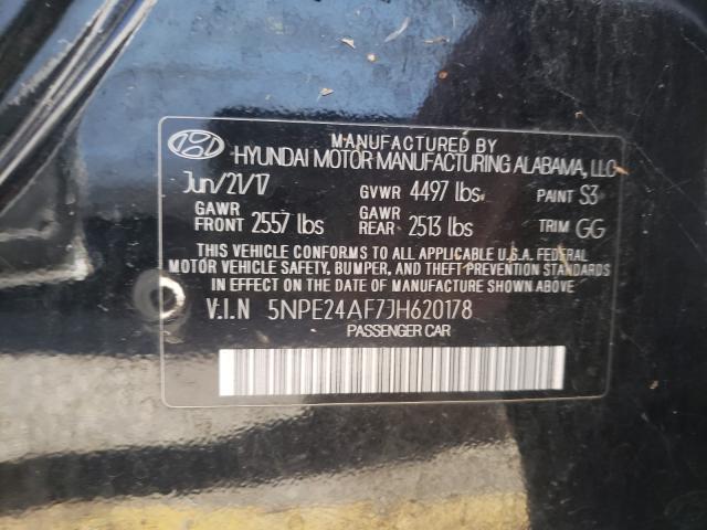 Photo 9 VIN: 5NPE24AF7JH620178 - HYUNDAI SONATA SE 