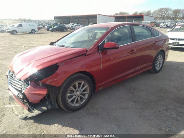 Photo 1 VIN: 5NPE24AF7JH668215 - HYUNDAI SONATA 