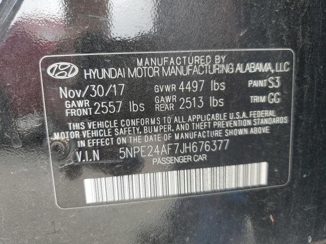 Photo 11 VIN: 5NPE24AF7JH676377 - HYUNDAI SONATA SE 