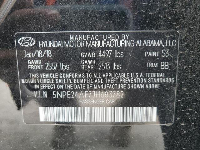 Photo 11 VIN: 5NPE24AF7JH683782 - HYUNDAI SONATA 