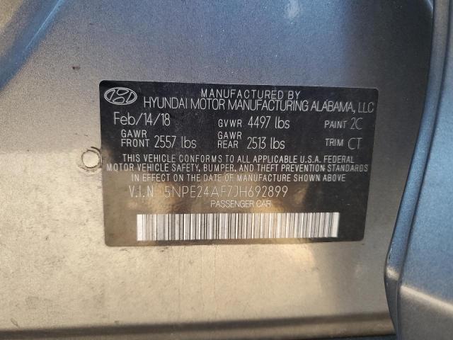 Photo 11 VIN: 5NPE24AF7JH692899 - HYUNDAI SONATA SE 