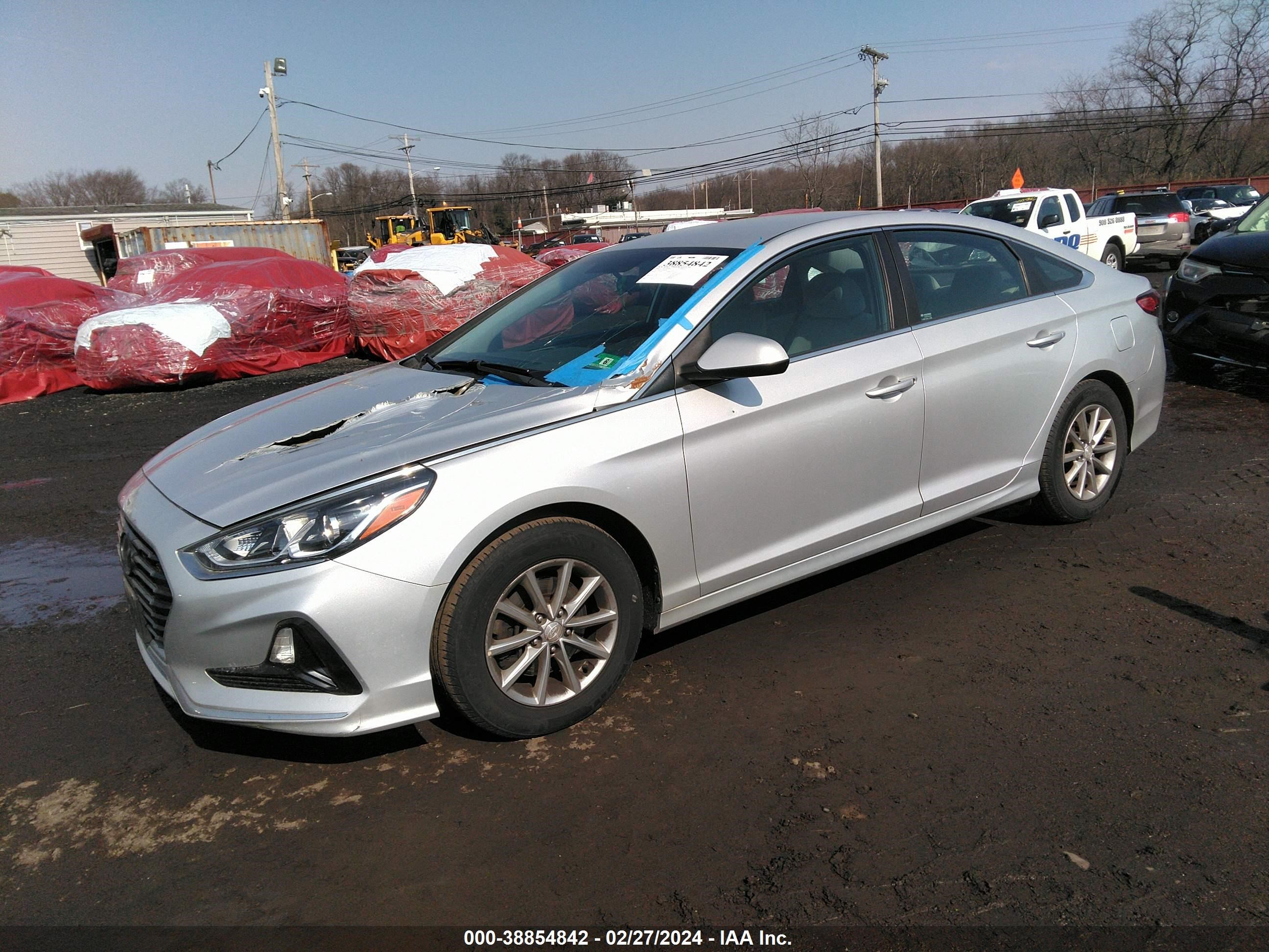 Photo 1 VIN: 5NPE24AF7JH695222 - HYUNDAI SONATA 