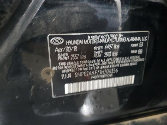 Photo 11 VIN: 5NPE24AF7JH708356 - HYUNDAI SONATA SE 