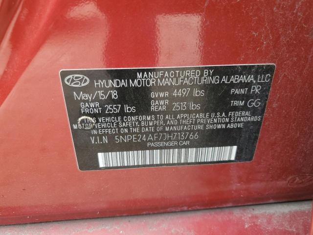 Photo 11 VIN: 5NPE24AF7JH713766 - HYUNDAI SONATA SE 