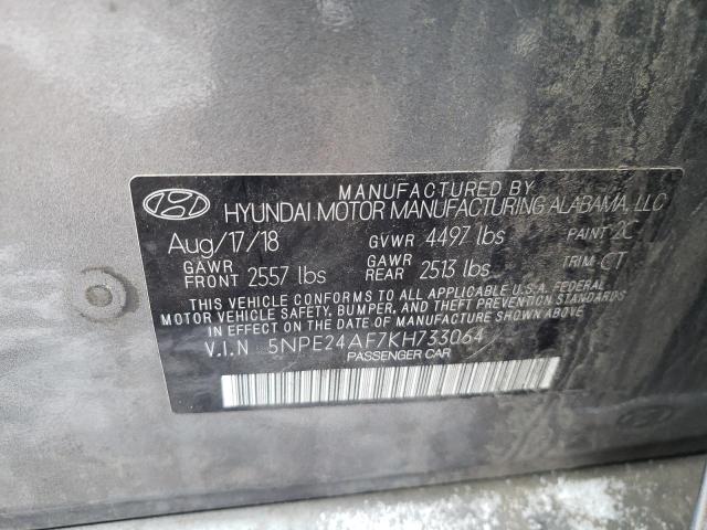 Photo 11 VIN: 5NPE24AF7KH733064 - HYUNDAI SONATA SE 