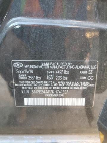 Photo 12 VIN: 5NPE24AF7KH741357 - HYUNDAI SONATA SE 