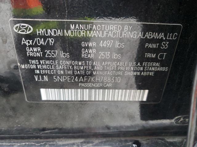 Photo 11 VIN: 5NPE24AF7KH788310 - HYUNDAI SONATA SE 