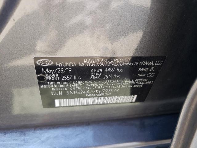 Photo 11 VIN: 5NPE24AF7KH798979 - HYUNDAI SONATA SE 