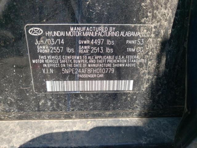 Photo 11 VIN: 5NPE24AF8FH010779 - HYUNDAI SONATA SE 