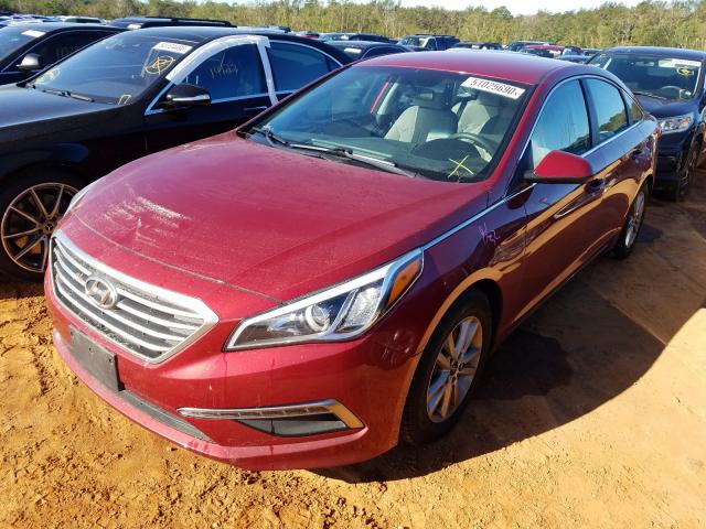 Photo 1 VIN: 5NPE24AF8FH025928 - HYUNDAI SONATA SE 