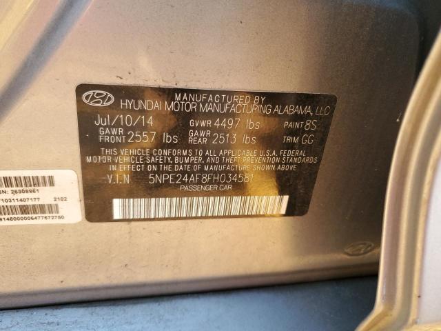 Photo 11 VIN: 5NPE24AF8FH034581 - HYUNDAI SONATA 