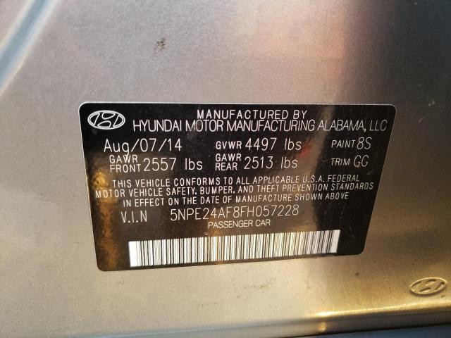 Photo 11 VIN: 5NPE24AF8FH057228 - HYUNDAI SONATA 