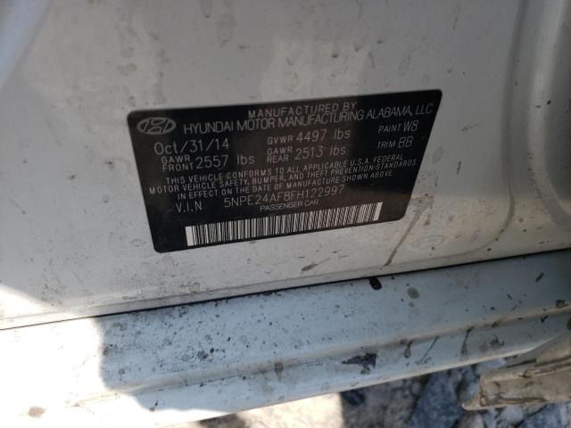 Photo 11 VIN: 5NPE24AF8FH122997 - HYUNDAI SONATA SE 