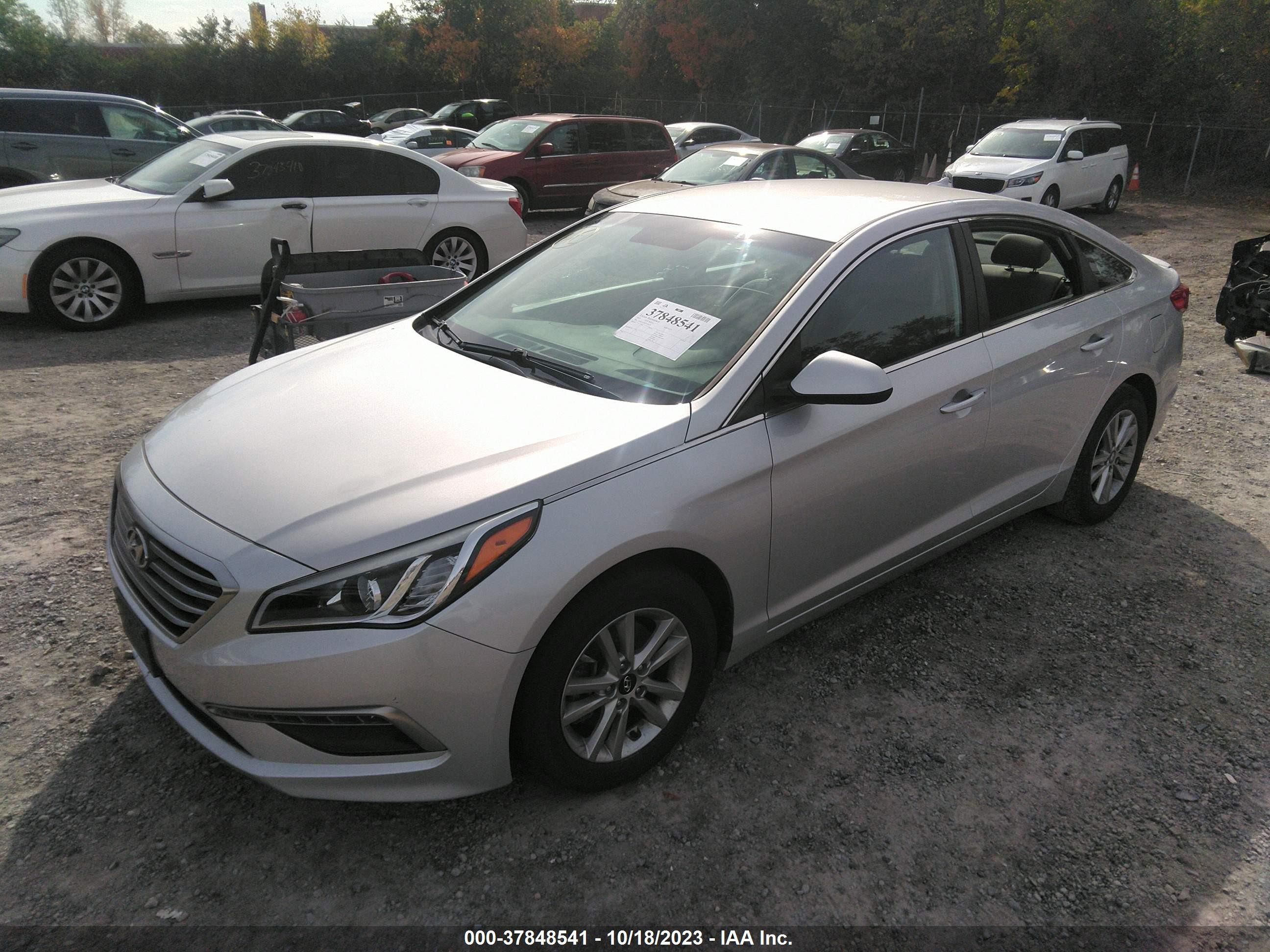 Photo 1 VIN: 5NPE24AF8FH156678 - HYUNDAI SONATA 