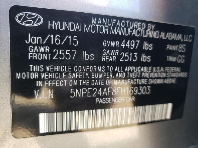 Photo 9 VIN: 5NPE24AF8FH169303 - HYUNDAI SONATA 