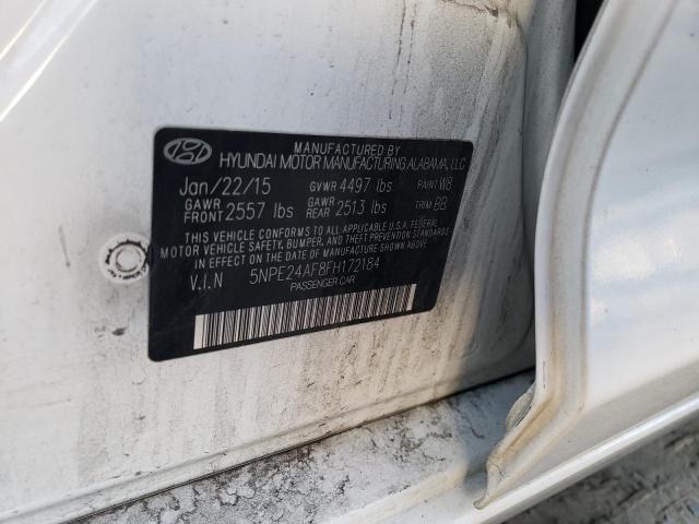 Photo 11 VIN: 5NPE24AF8FH172184 - HYUNDAI SONATA 