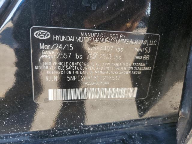 Photo 11 VIN: 5NPE24AF8FH212537 - HYUNDAI SONATA SE 