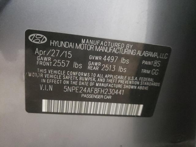 Photo 12 VIN: 5NPE24AF8FH230441 - HYUNDAI SONATA SE 