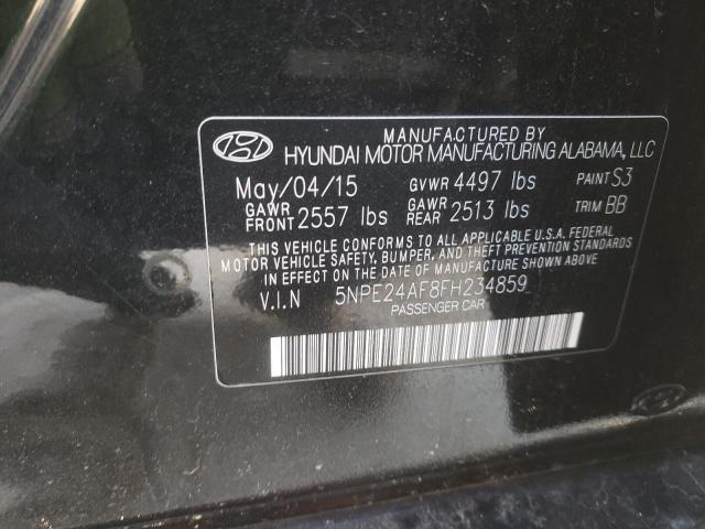 Photo 11 VIN: 5NPE24AF8FH234859 - HYUNDAI SONATA SE 