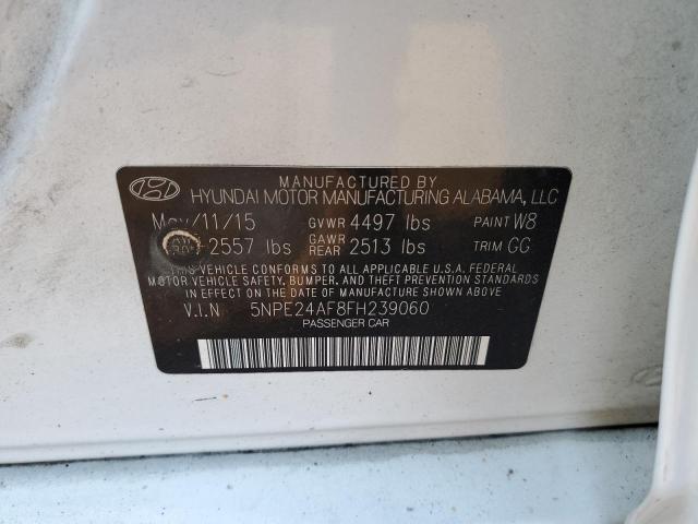 Photo 9 VIN: 5NPE24AF8FH239060 - HYUNDAI SONATA SE 