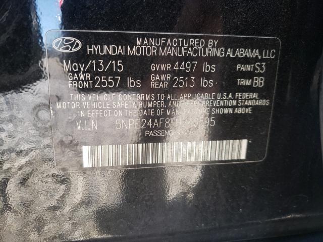 Photo 9 VIN: 5NPE24AF8FH240595 - HYUNDAI SONATA SE 