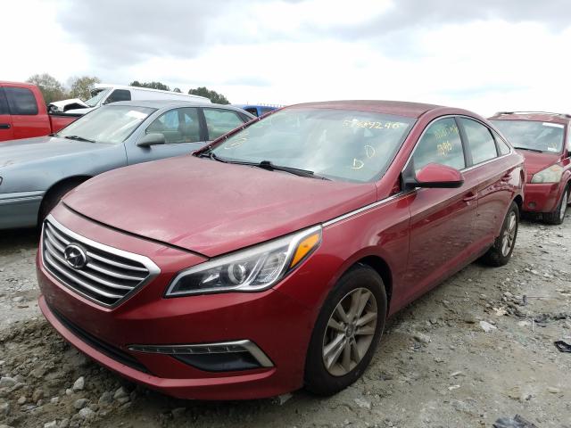 Photo 1 VIN: 5NPE24AF8FH252973 - HYUNDAI SONATA 