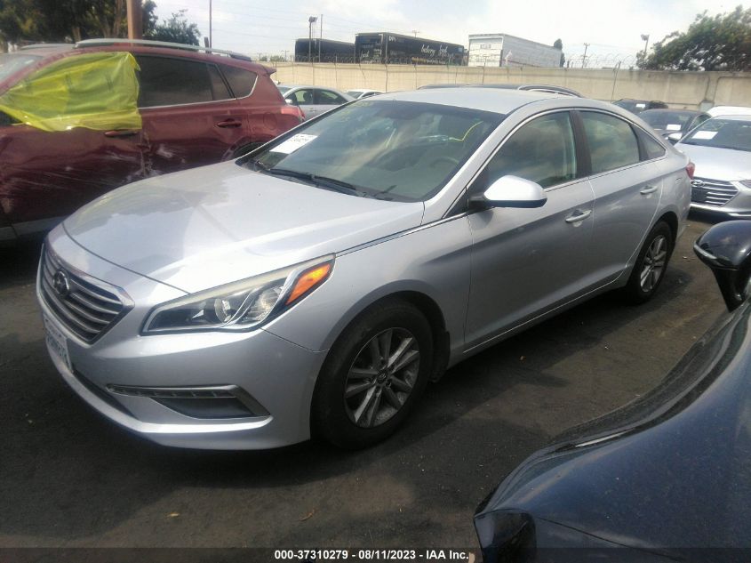 Photo 1 VIN: 5NPE24AF8FH254187 - HYUNDAI SONATA 