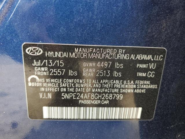 Photo 11 VIN: 5NPE24AF8GH268799 - HYUNDAI SONATA SE 