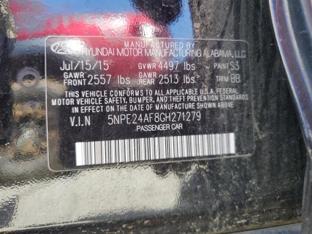 Photo 12 VIN: 5NPE24AF8GH271279 - HYUNDAI SONATA SE 