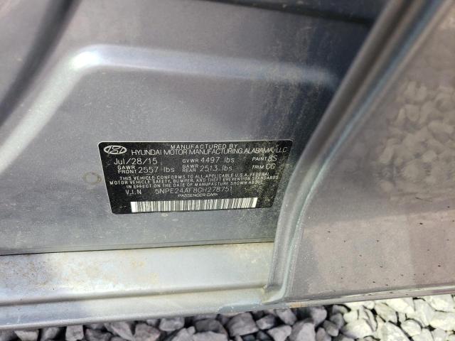 Photo 11 VIN: 5NPE24AF8GH278751 - HYUNDAI SONATA SE 