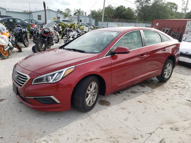 Photo 1 VIN: 5NPE24AF8GH284923 - HYUNDAI SONATA SE 