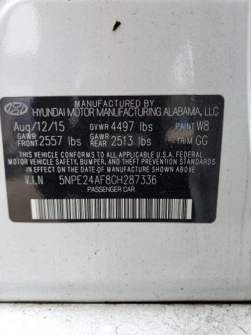 Photo 11 VIN: 5NPE24AF8GH287336 - HYUNDAI SONATA 