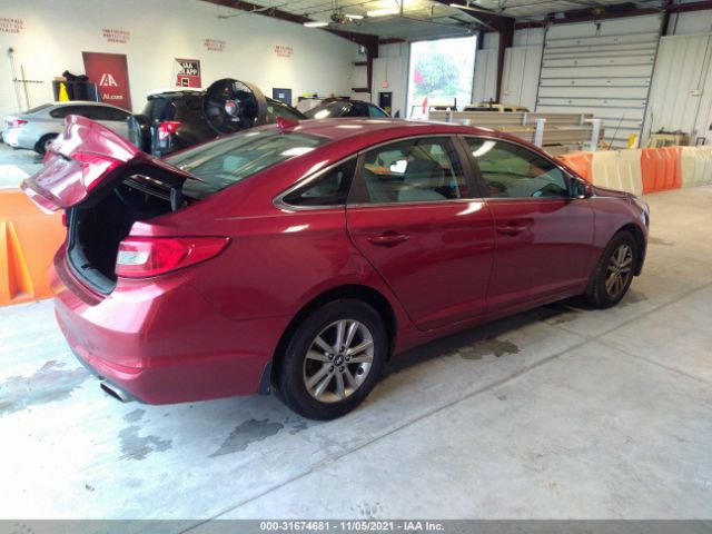 Photo 3 VIN: 5NPE24AF8GH292424 - HYUNDAI SONATA 