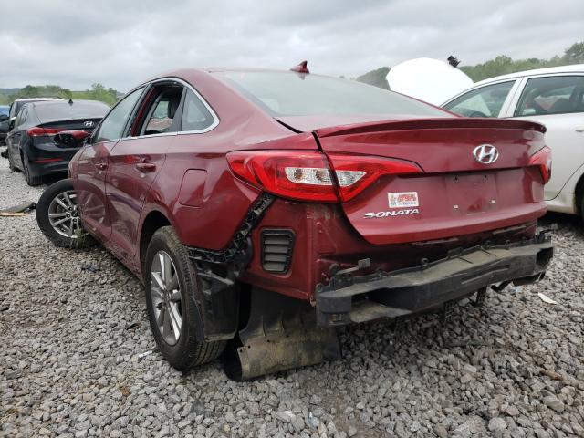 Photo 2 VIN: 5NPE24AF8GH296926 - HYUNDAI SONATA SE 