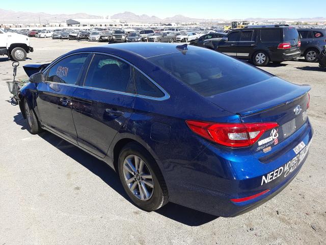 Photo 2 VIN: 5NPE24AF8GH298286 - HYUNDAI SONATA SE 