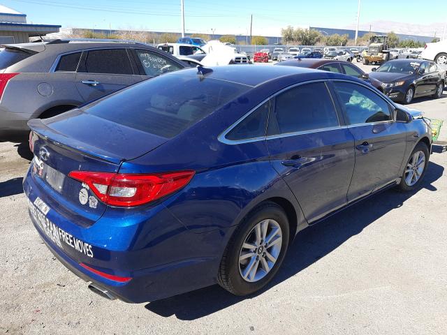 Photo 3 VIN: 5NPE24AF8GH298286 - HYUNDAI SONATA SE 