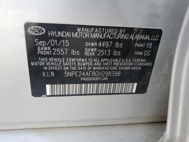 Photo 11 VIN: 5NPE24AF8GH298398 - HYUNDAI SONATA 